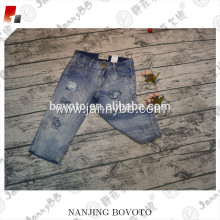 JannyBB new design men's distressed ripped jeans